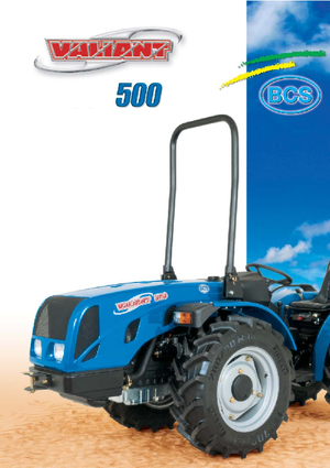 4WD ट्रैक्टर BCS Valiant 500 RS
