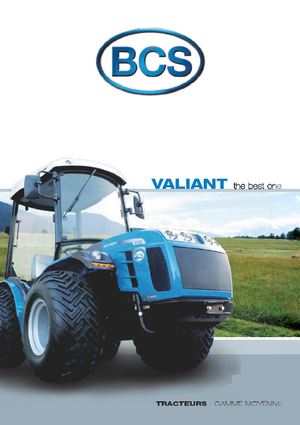 4WD ट्रैक्टर BCS Valiant V650 RS
