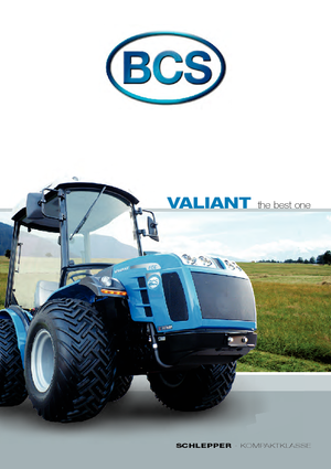 4WD ट्रैक्टर BCS Valiant V650 RS