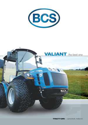 4WD ट्रैक्टर BCS Valiant V650 RS