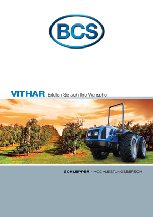 4WD ट्रैक्टर BCS Vithar 850 AR