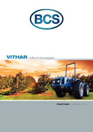 4WD ट्रैक्टर BCS Vithar 750 AR