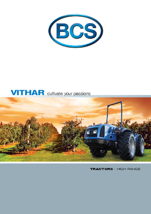 4WD ट्रैक्टर BCS Vithar 750 AR