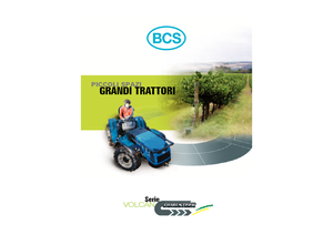 4WD ट्रैक्टर BCS Volcan 850 RS