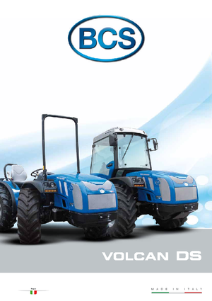 4WD ट्रैक्टर BCS Volcan 950 DS