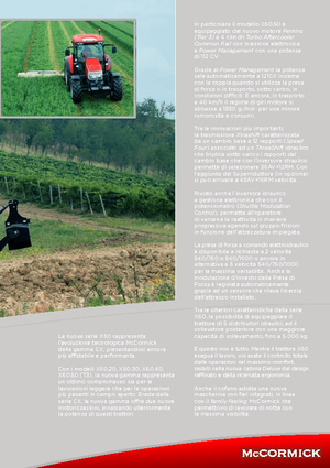 4WD ट्रैक्टर McCormick X 60.30