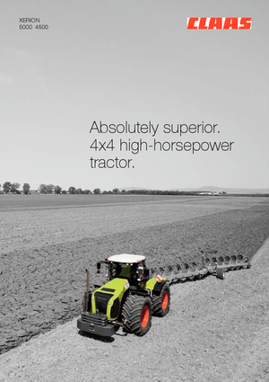 4WD ट्रैक्टर Claas Xerion 5000 Trac