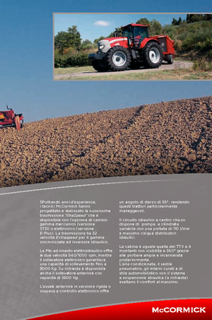 4WD ट्रैक्टर McCormick XTX 145 E