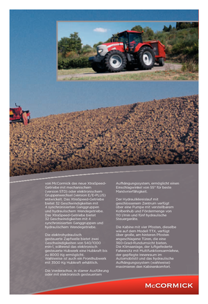 4WD ट्रैक्टर McCormick XTX 185 E-Plus