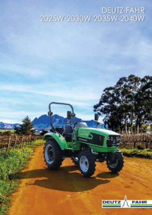 4WD ट्रैक्टर DEUTZ-FAHR 2025W