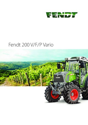 4WD ट्रैक्टर Fendt 208 S Vario