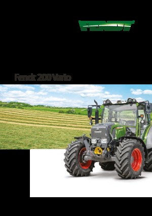 4WD ट्रैक्टर Fendt 208 S Vario