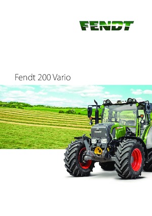 4WD ट्रैक्टर Fendt 208 S Vario