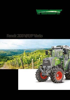 4WD ट्रैक्टर Fendt 207 F Vario