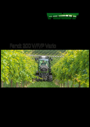 4WD ट्रैक्टर Fendt 209 P Vario Power