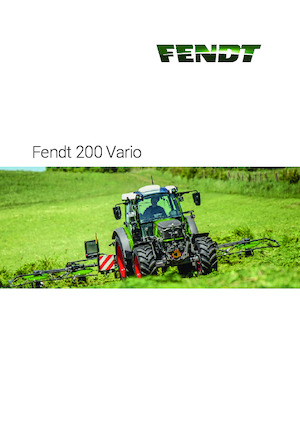 4WD ट्रैक्टर Fendt 208 S Vario Power
