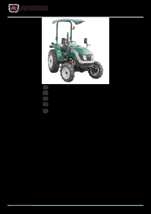 4WD ट्रैक्टर Arbos 3055