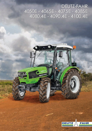 4WD ट्रैक्टर DEUTZ-FAHR 4085 E