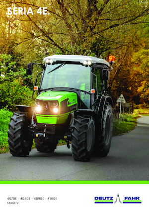 4WD ट्रैक्टर DEUTZ-FAHR 4070 E