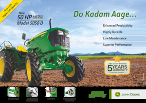 4WD ट्रैक्टर John Deere 5050
