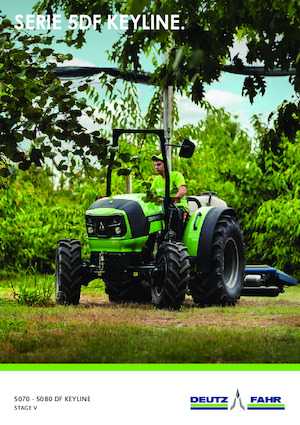 4WD ट्रैक्टर DEUTZ-FAHR 5080 DF Keyline