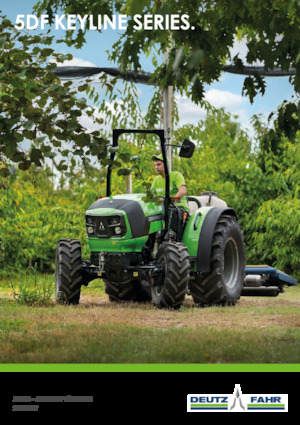 4WD ट्रैक्टर DEUTZ-FAHR 5080 DF Keyline