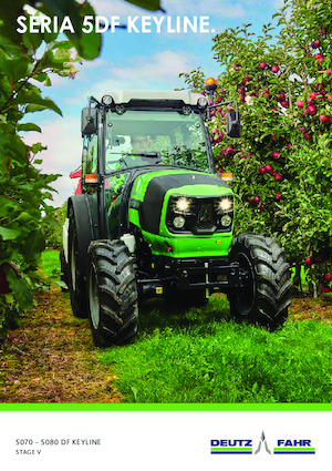 4WD ट्रैक्टर DEUTZ-FAHR 5080 DF Keyline