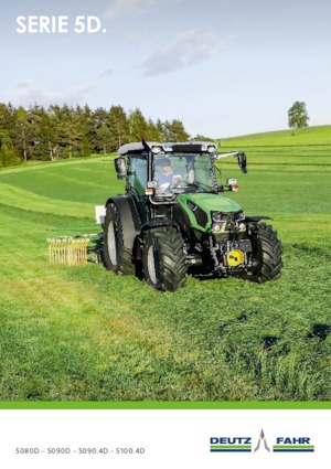 4WD ट्रैक्टर DEUTZ-FAHR 5080 D GS 