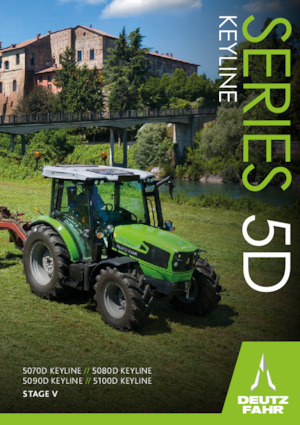 4WD ट्रैक्टर DEUTZ-FAHR 5070 D Keyline