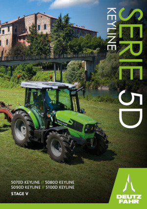 4WD ट्रैक्टर DEUTZ-FAHR 5080 D Keyline
