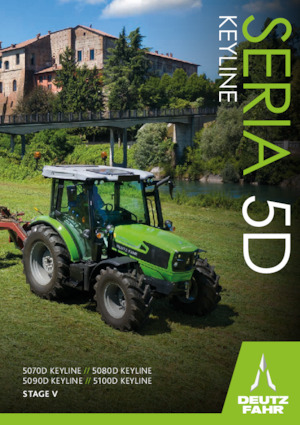 4WD ट्रैक्टर DEUTZ-FAHR 5070 D Keyline