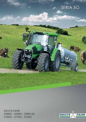 4WD ट्रैक्टर DEUTZ-FAHR 5080 G GS