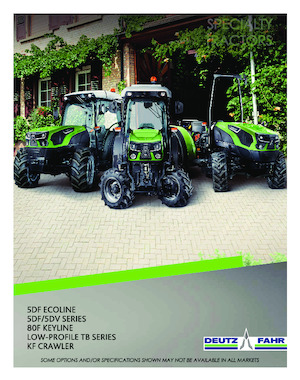 4WD ट्रैक्टर DEUTZ-FAHR 5080G TB