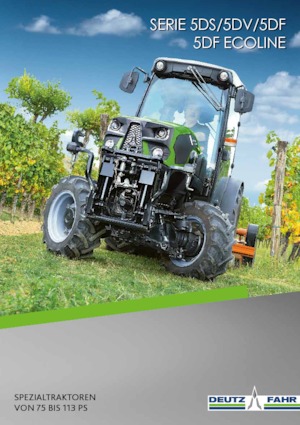 4WD ट्रैक्टर DEUTZ-FAHR 5105 DF GS