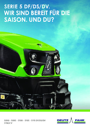 4WD ट्रैक्टर DEUTZ-FAHR 5105 DV GS 
