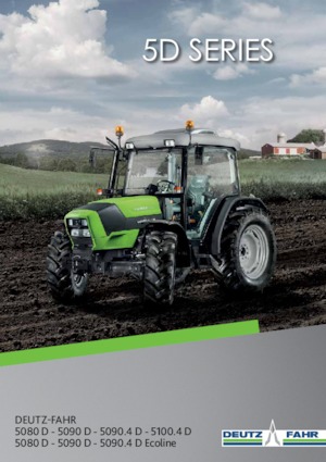 4WD ट्रैक्टर DEUTZ-FAHR 5080 D