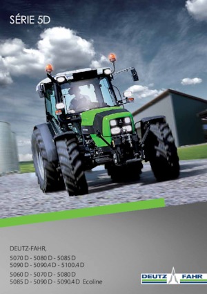 4WD ट्रैक्टर DEUTZ-FAHR 5080 D