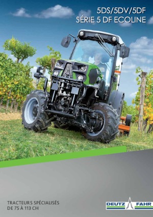4WD ट्रैक्टर DEUTZ-FAHR 5105 DV LS