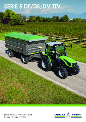 4WD ट्रैक्टर DEUTZ-FAHR 5115 DF TTV 