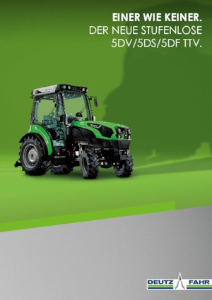 4WD ट्रैक्टर DEUTZ-FAHR 5105 DS TTV 