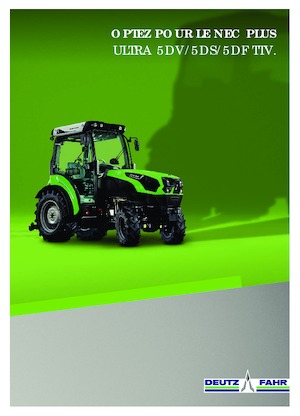 4WD ट्रैक्टर DEUTZ-FAHR 5105 DF TTV 