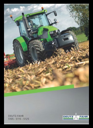 4WD ट्रैक्टर DEUTZ-FAHR 5125 
