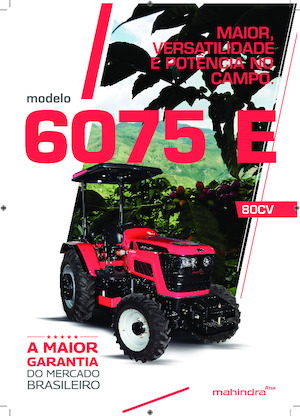 4WD ट्रैक्टर Mahindra 6075E