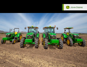 4WD ट्रैक्टर John Deere 6100E