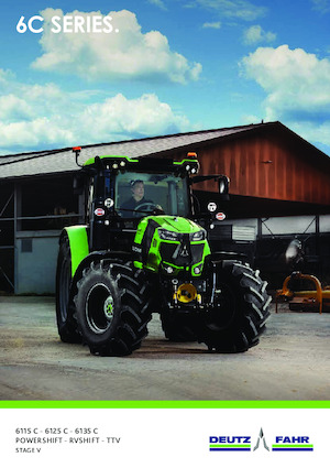 4WD ट्रैक्टर DEUTZ-FAHR 6135 C RVShift 