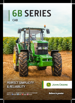 4WD ट्रैक्टर John Deere 6120B
