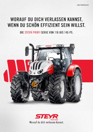 कॉम्पैक्ट यूटिलिटी ट्रैक्टर Steyr 4115 Profi