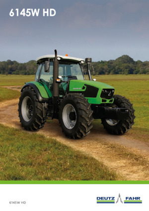 4WD ट्रैक्टर DEUTZ-FAHR 6145W HD