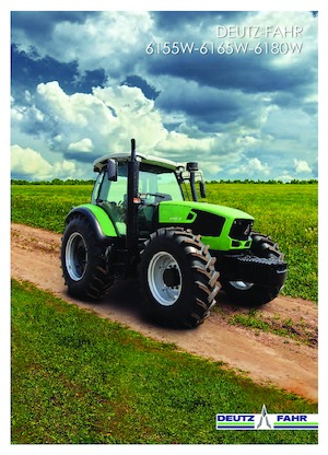 4WD ट्रैक्टर DEUTZ-FAHR 6155W