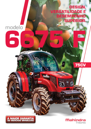 4WD ट्रैक्टर Mahindra 6675F
